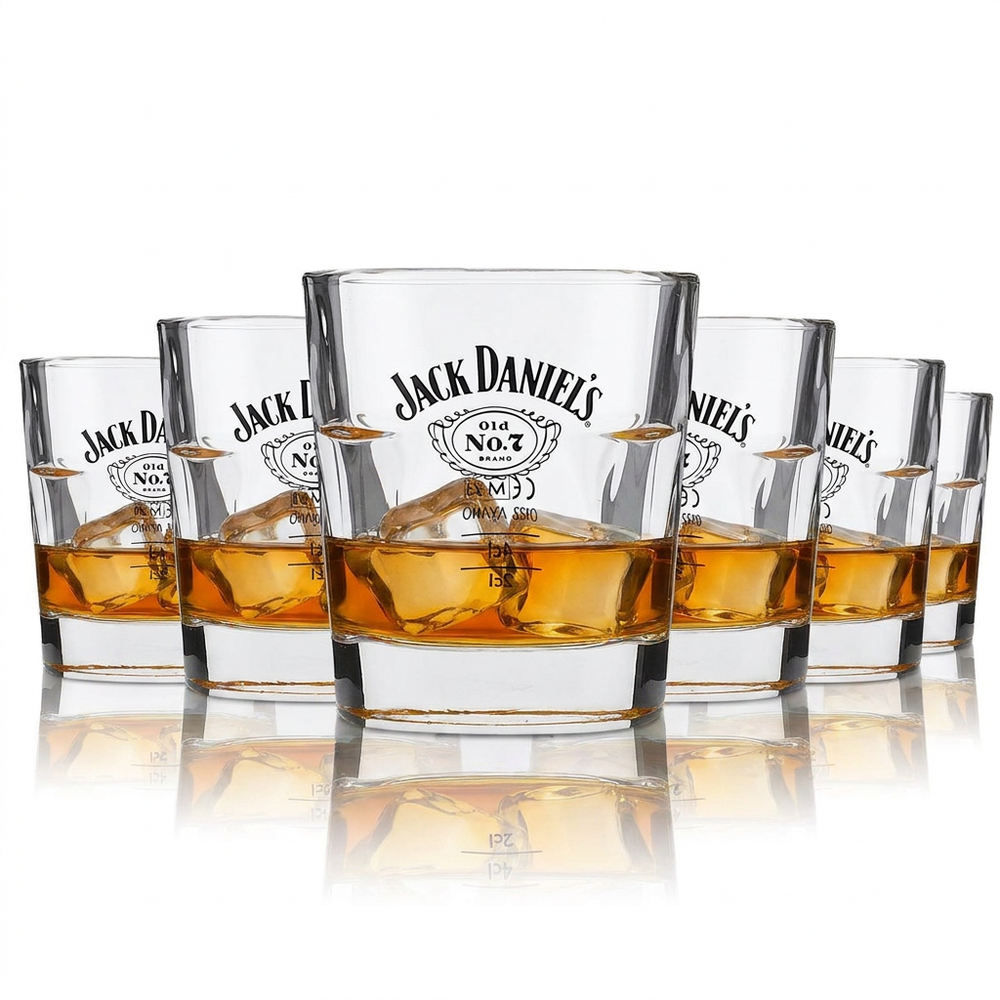 6x szklanka do whisky Jack Daniels 0,2 l Szklanki typu tumbler Old No. 7 Longdrink Gastro Bar