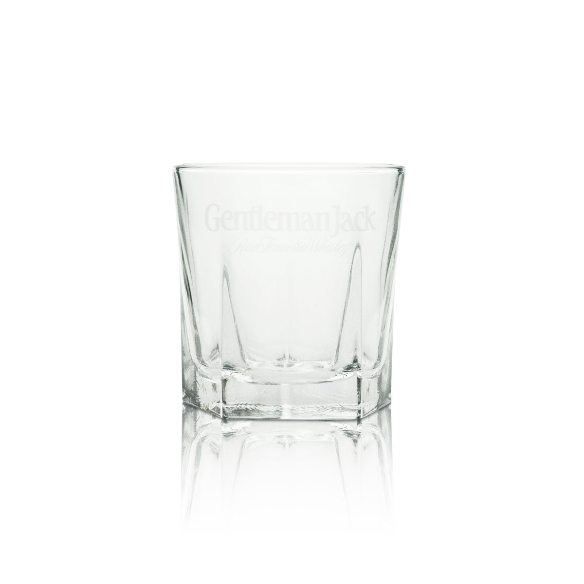 6x szklany kubek do whiskey Jack Daniels Gentleman Jack 5-stronny biały – Widok 3
