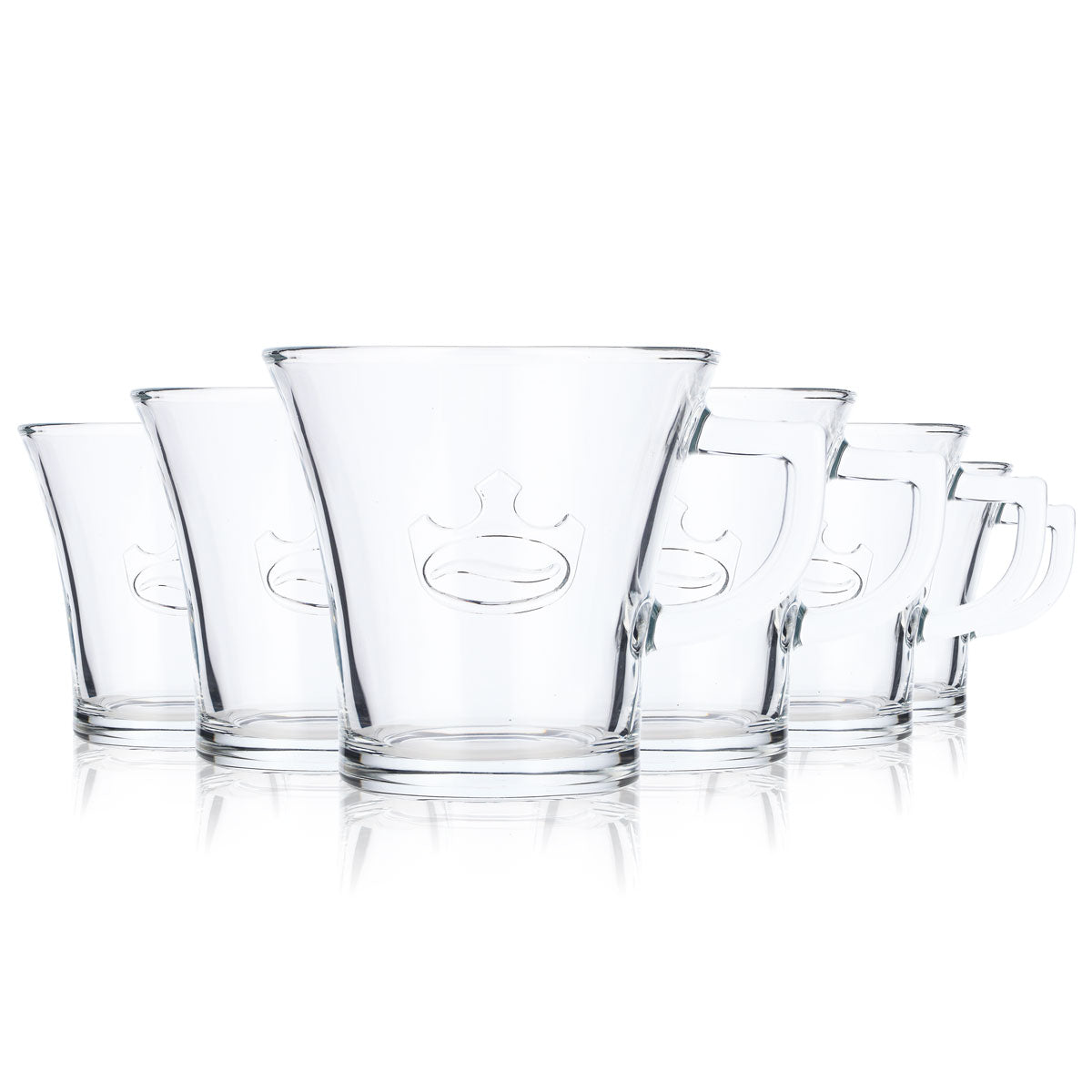6x Jacobs Kaffee Szklanka 0,2 l Filiżanka do kawy Filiżanka Americano Cup Relief