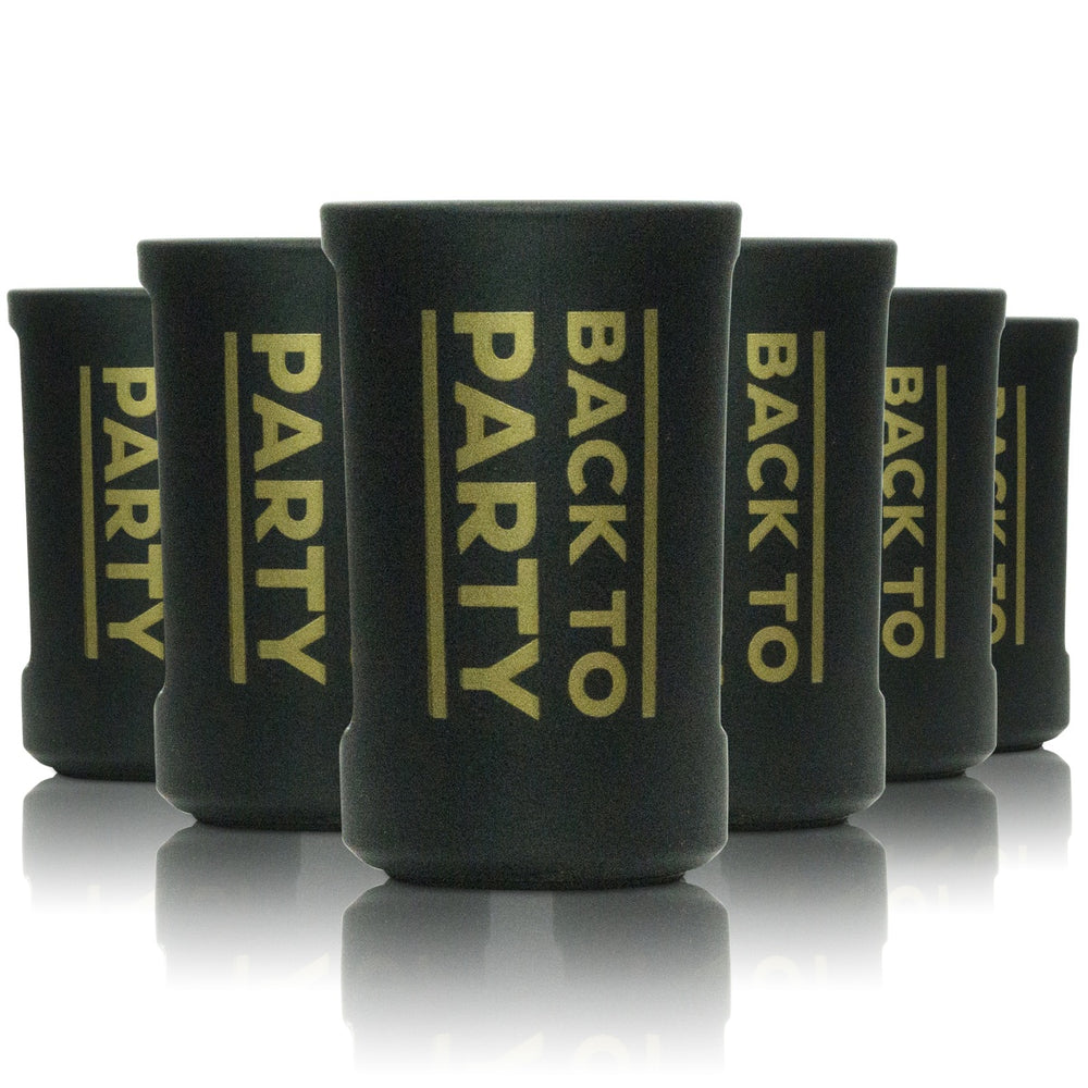 6x Jägermeister shot glass Shot glass 2cl Back To Party edycja specjalna Krótkie kieliszki