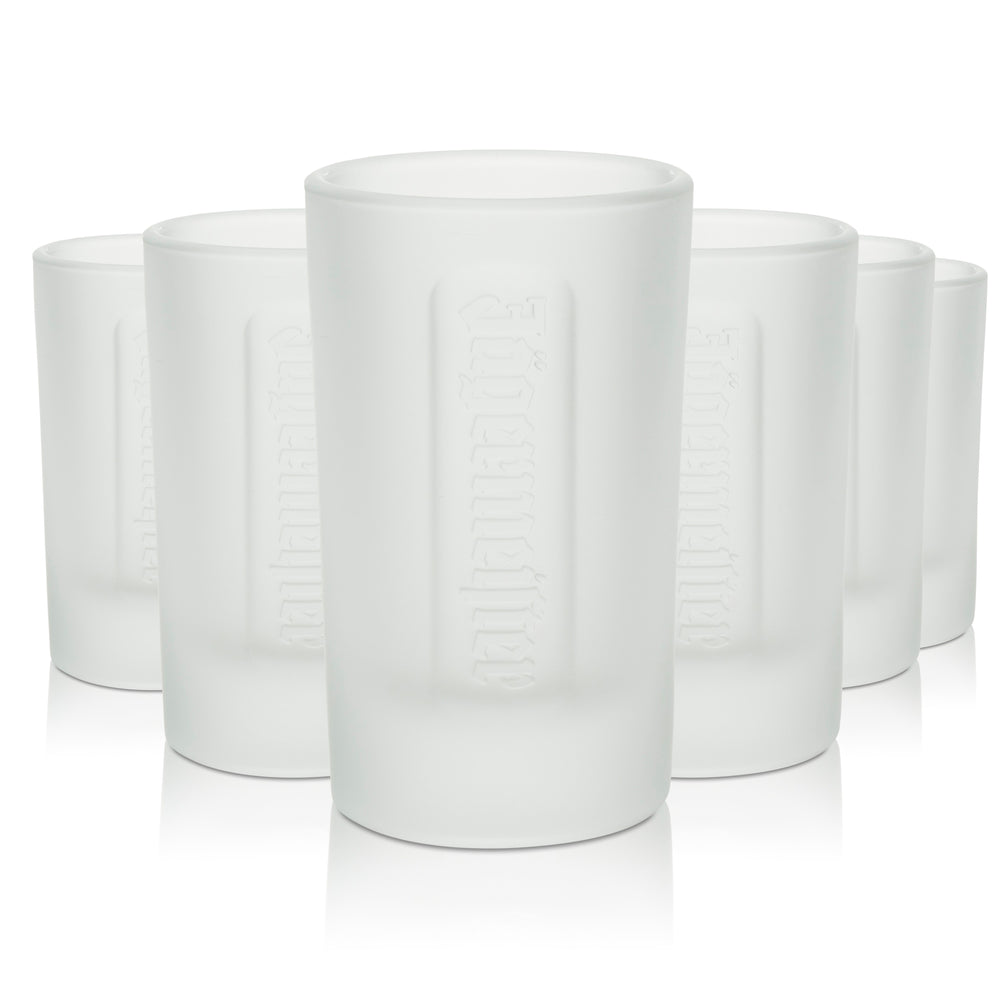 6x kieliszek do shotów Jägermeister 4 cl Kieliszki do sznapsa Frosted Geeicht Gastro