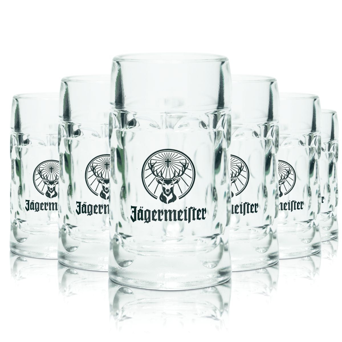 6x kieliszek do shotów Jägermeister Kieliszek do sznapsa 5 cl Kufel do piwa Kieliszek do likierów Kieliszek do likierów