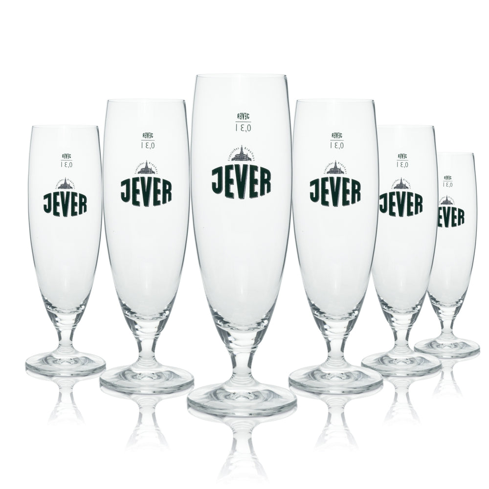 6x szklanka do piwa Jever 0,3l goblet tulipan szklanki Pilsener Gastro Geeicht Brauerei Nord