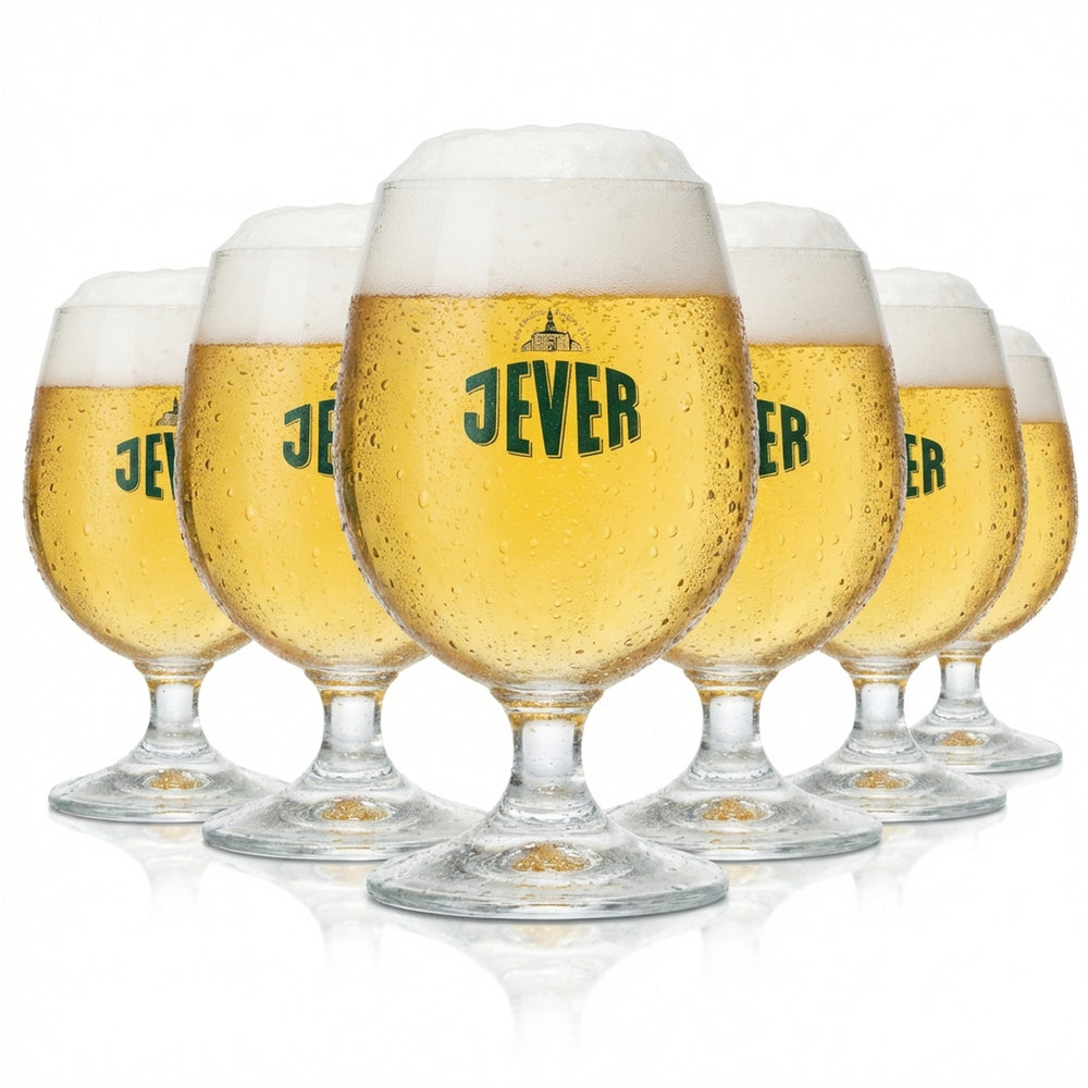 6x szklanka do piwa Jever Frankfurt Schwenker 0,3 l szklanki balonowe tulipanowe szklanki do degustacji