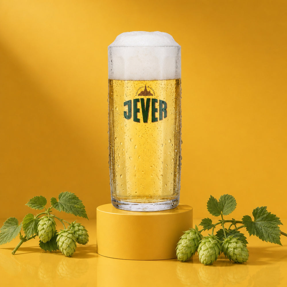 6x szkło Jever 0.4l kufel do piwa pilzner zestaw szklanek browar fryzyjski