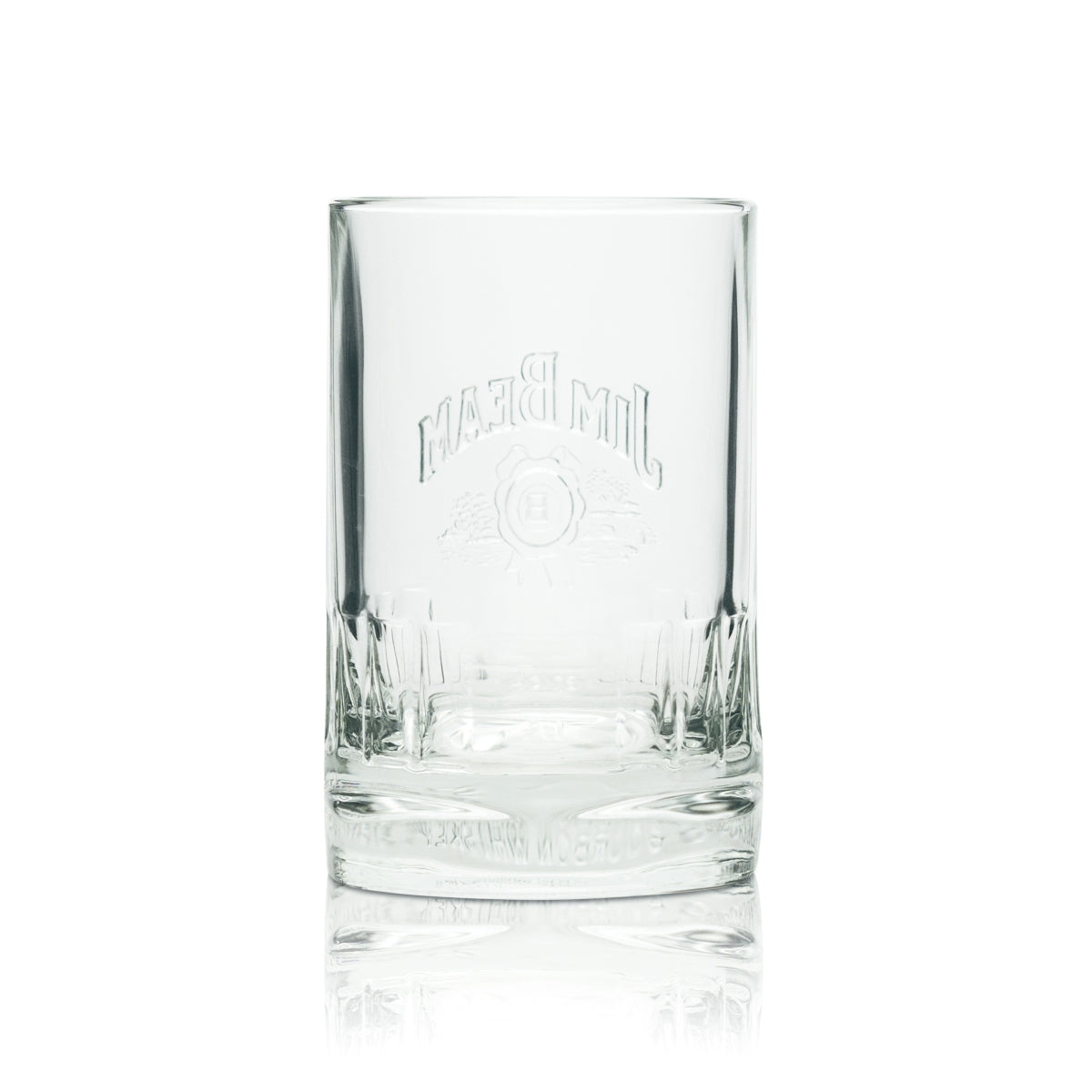 6x Jim Beam Rum Glass Exclusive Tumbler Square Stand – Widok 2