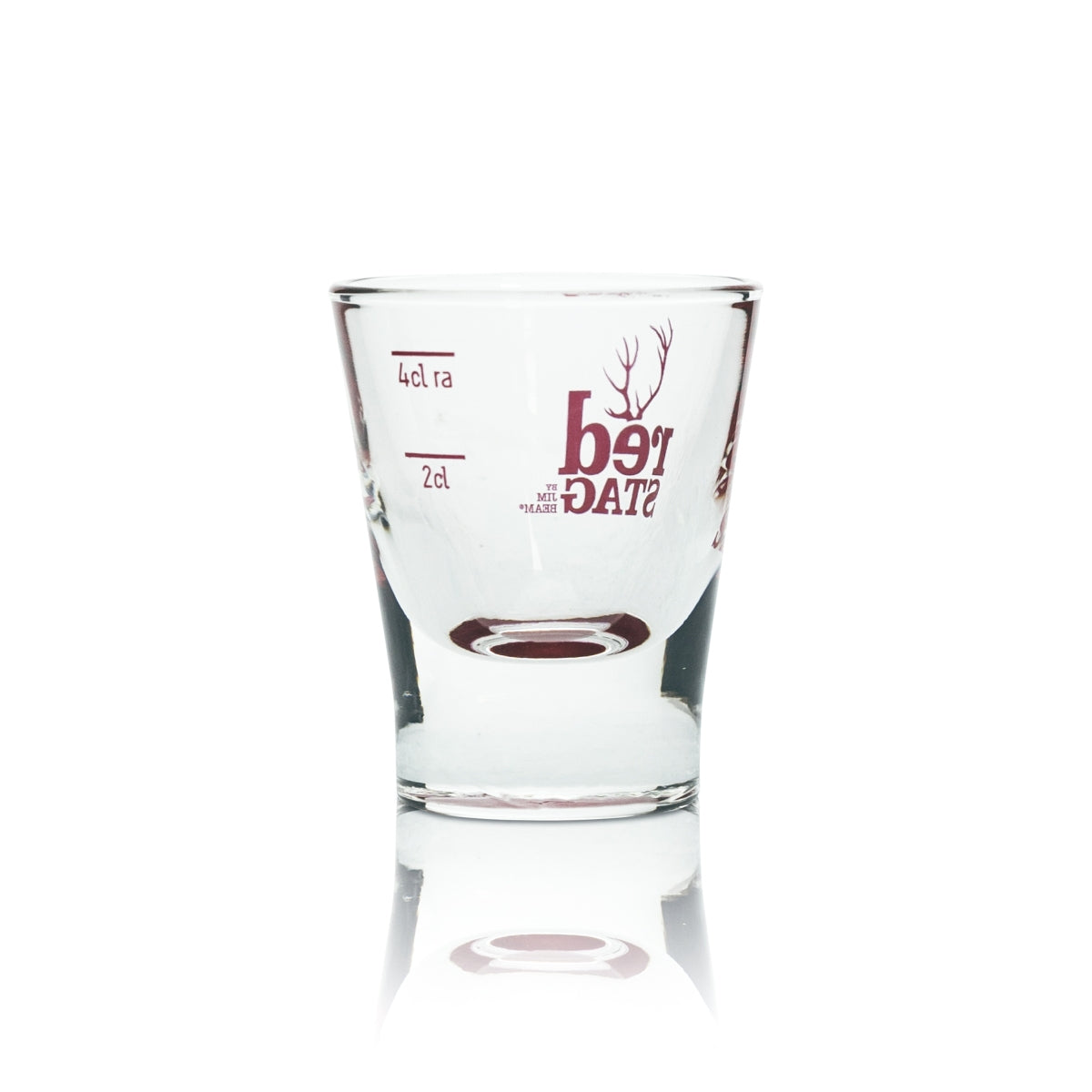 6x Jim Beam shot glass 4cl short tumbler szklanki do whiskey Red Stag Gastro pub – Widok 3