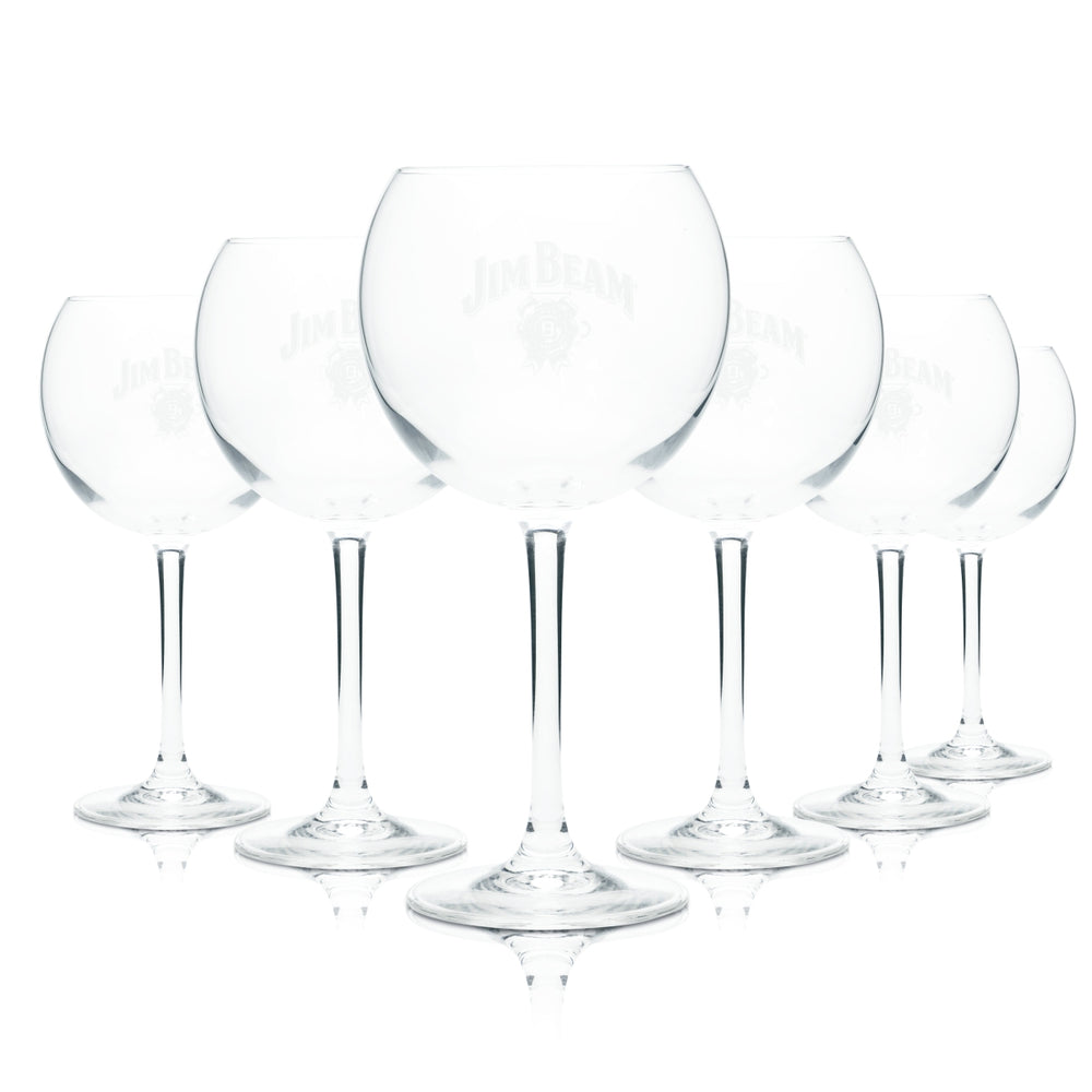 6x szklanka do whiskey Jim Beam 0,3l w stylu balonowym szklanki Sunshine Bourbon Gastro