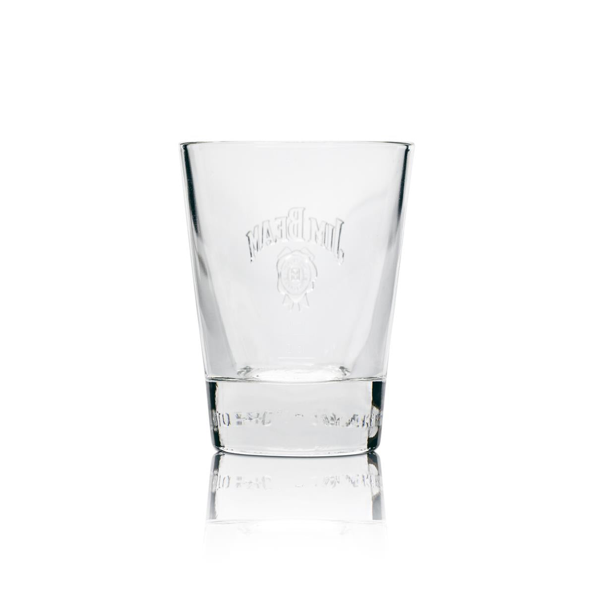 6x szklany kubek do whiskey Jim Beam z grawerem – Widok 3