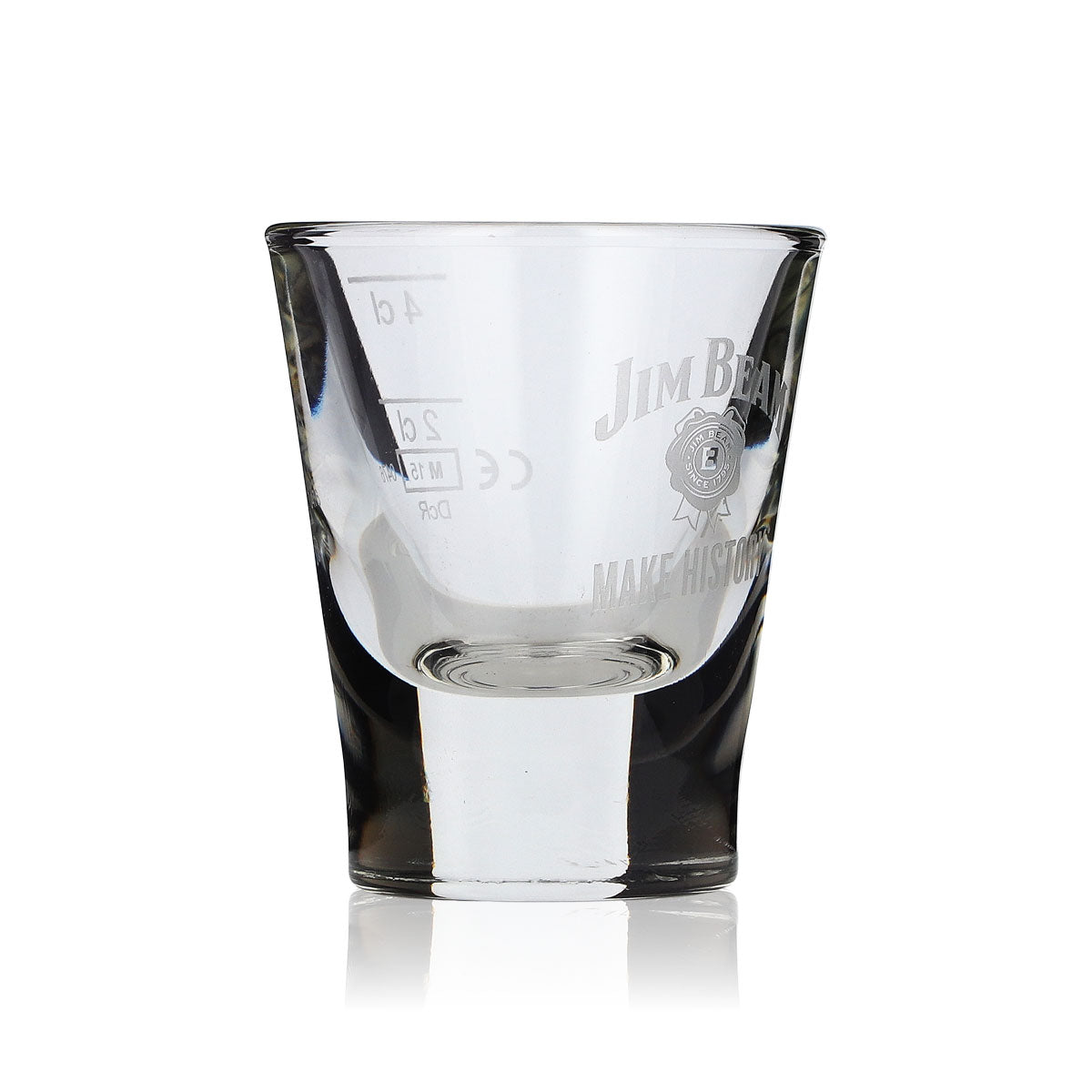 6x kieliszek do whisky Jim Beam 2 cl 4 cl Stamper Krótki, ciężki model – Widok 3