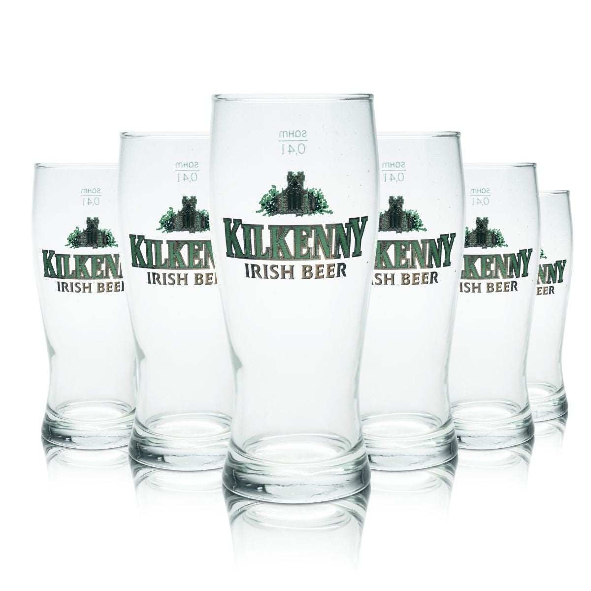 6x Kilkenny szklanka do piwa 0.4l kufel Willi kufel zestaw szklanek Irish Ale