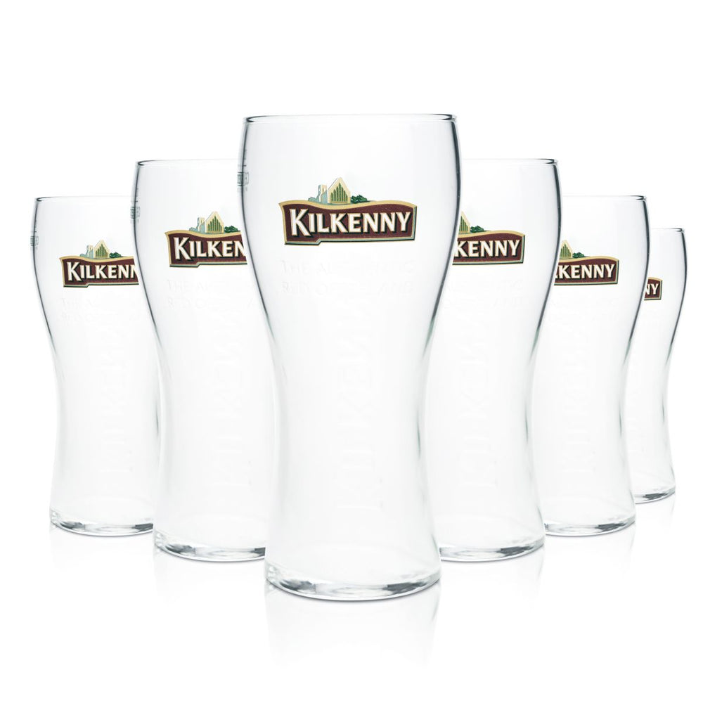 6x szklanka do piwa Kilkenny 0,5 l szklanki typu pint szklanki typu mug puchar piwo irlandzkie Guinness