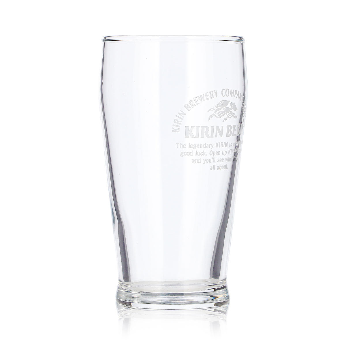 6 szt. szklanek do piwa Kirin Ichiban, 0,17 l, z białym logo – Widok 4