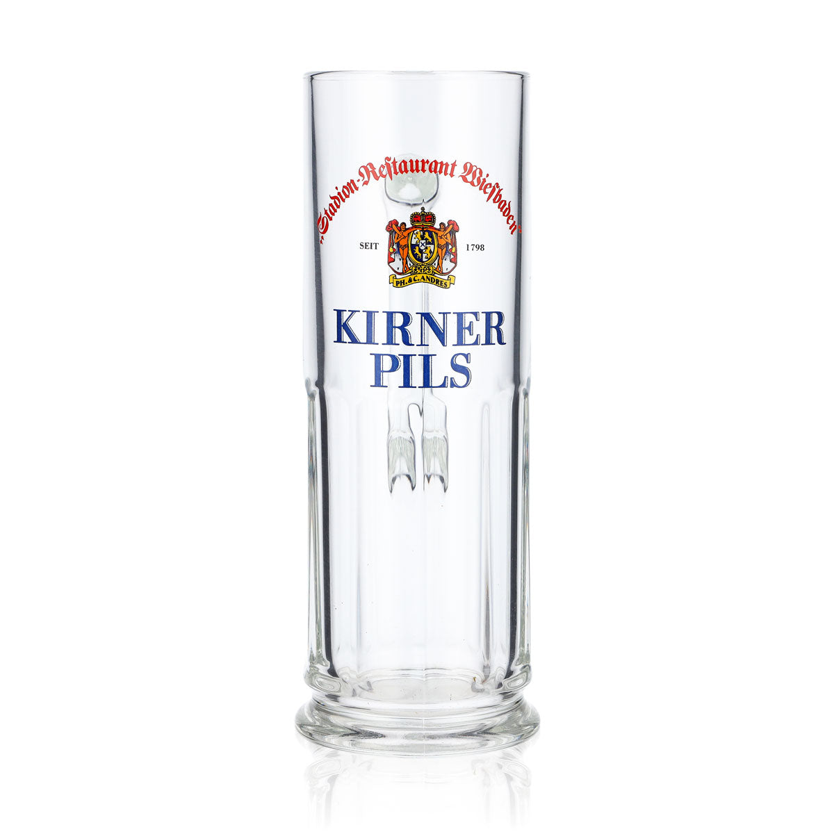 6x Szklanka do piwa Kirner Privatbrauerei 0,3 l Krug Relief Maximilian-Seidel  Sahm – Widok 2
