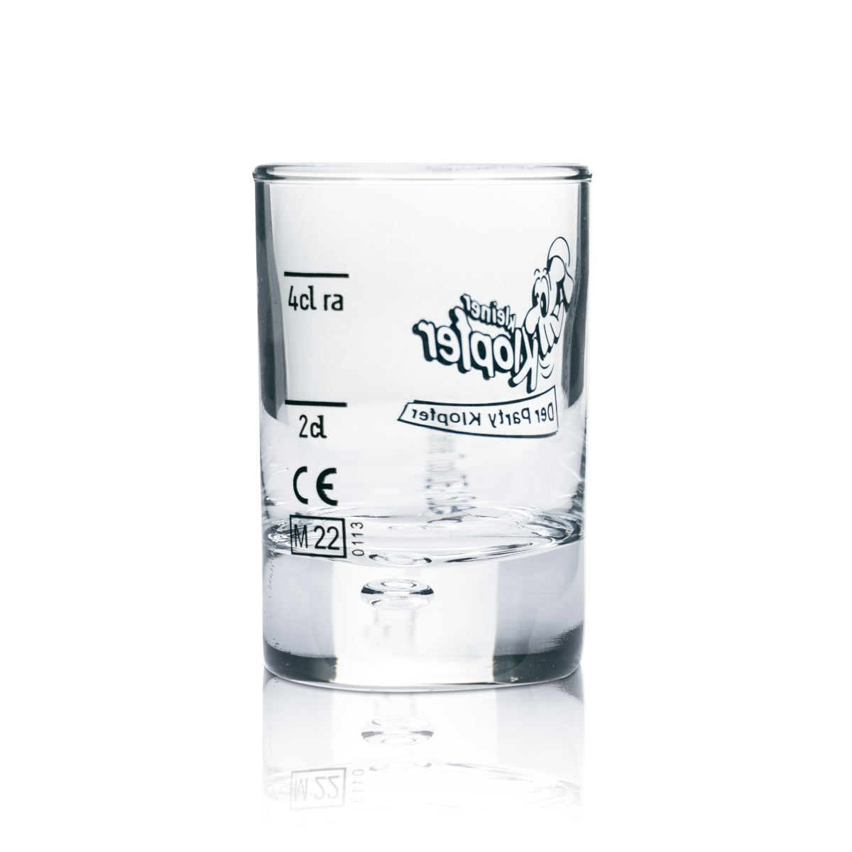 6x Mały kieliszek Knocker 4cl Kieliszki do shotów Schnape Short Stamper 2cl 4cl Bar dębowy – Widok 3