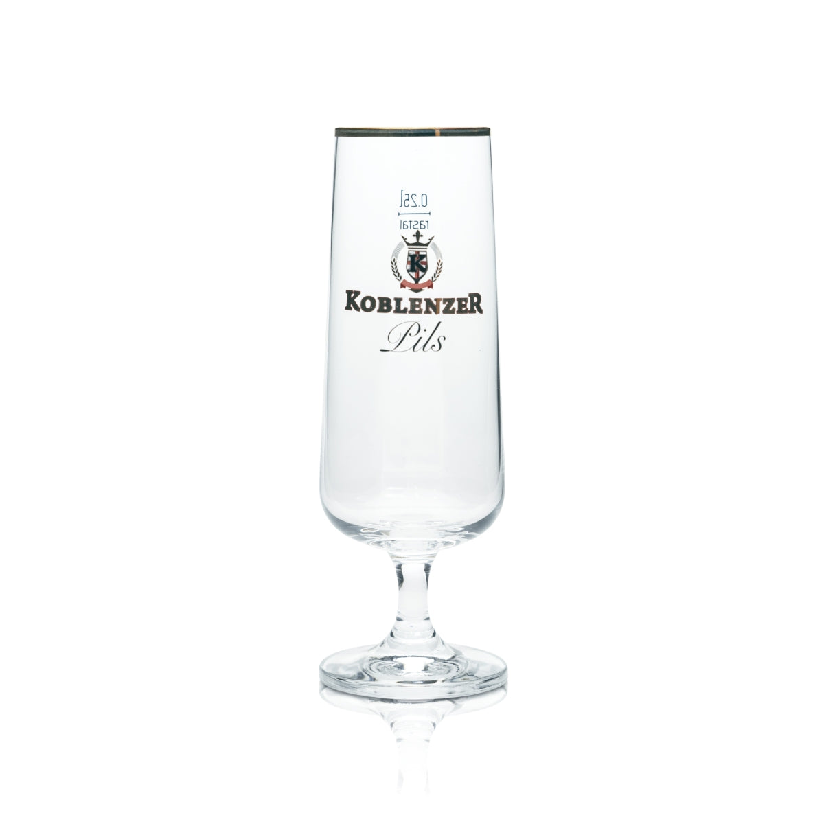 6x Koblenz szklanka do piwa 0.25l kielich tulipan kufel złota obręcz szklanki pilsner gastro bar – Widok 2
