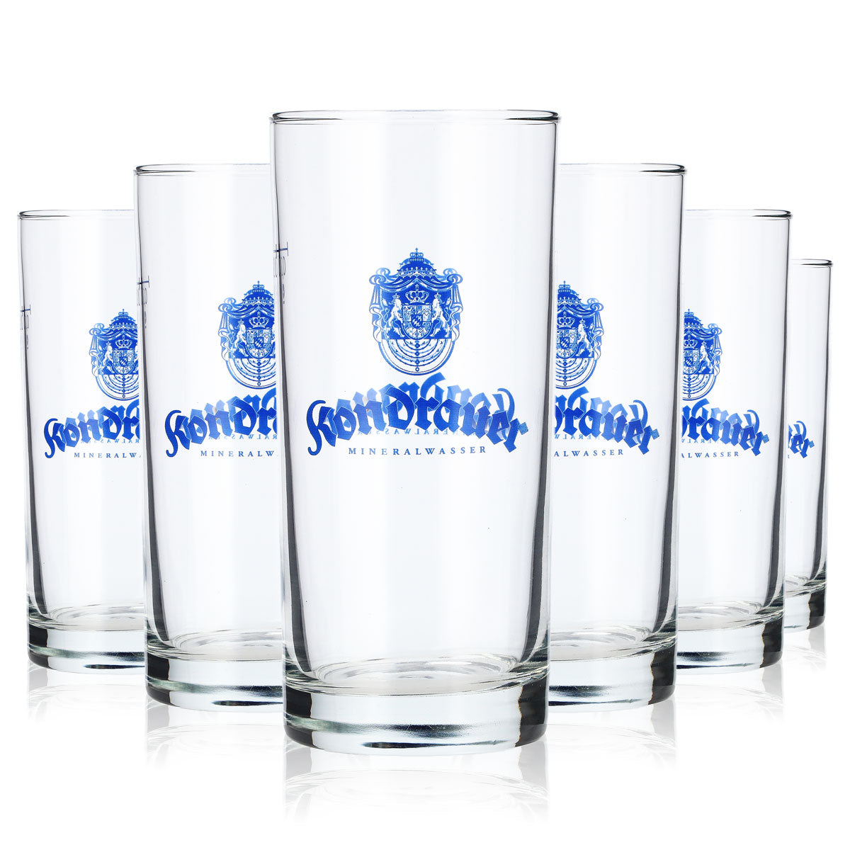 6x Kondrauer Wasser Szklanki do wody 0,2 l Kubki Ruhr Cristal – Widok 6