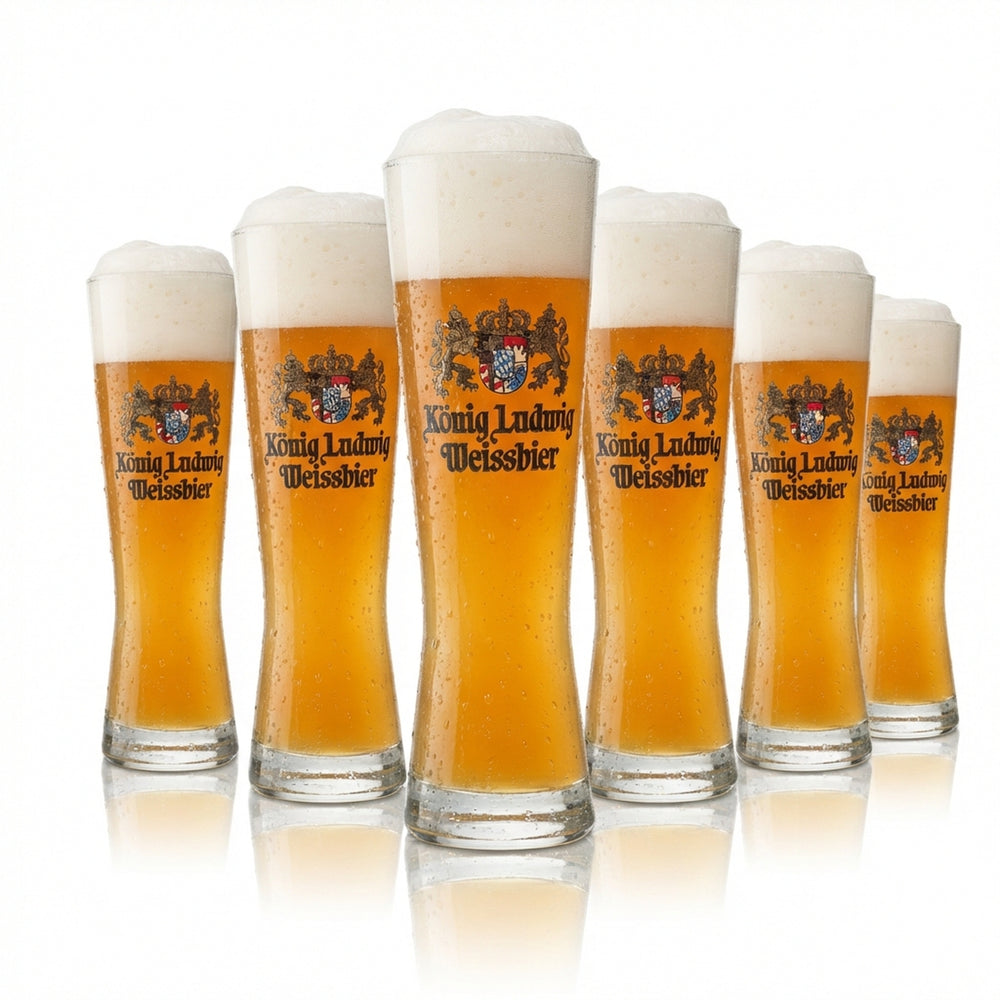 6x Szklanka do piwa King Ludwig 0,5l Weizen Sahm