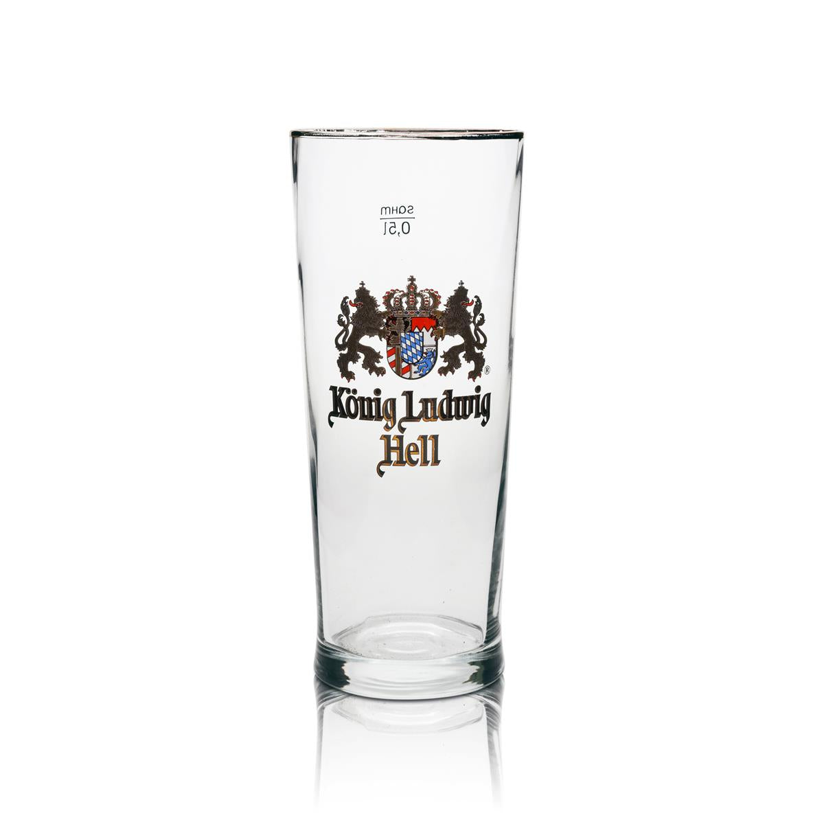 6x Szklanka do piwa King Ludwig 0,5l Willi Germania Sahm Goldrandn – Widok 2