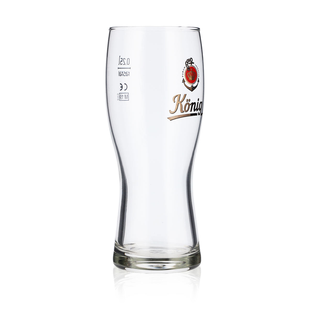 6x König Pilsener Beer Willibecher 0,25 l Szklanki do piwa Kubki Szklanki – Widok 3
