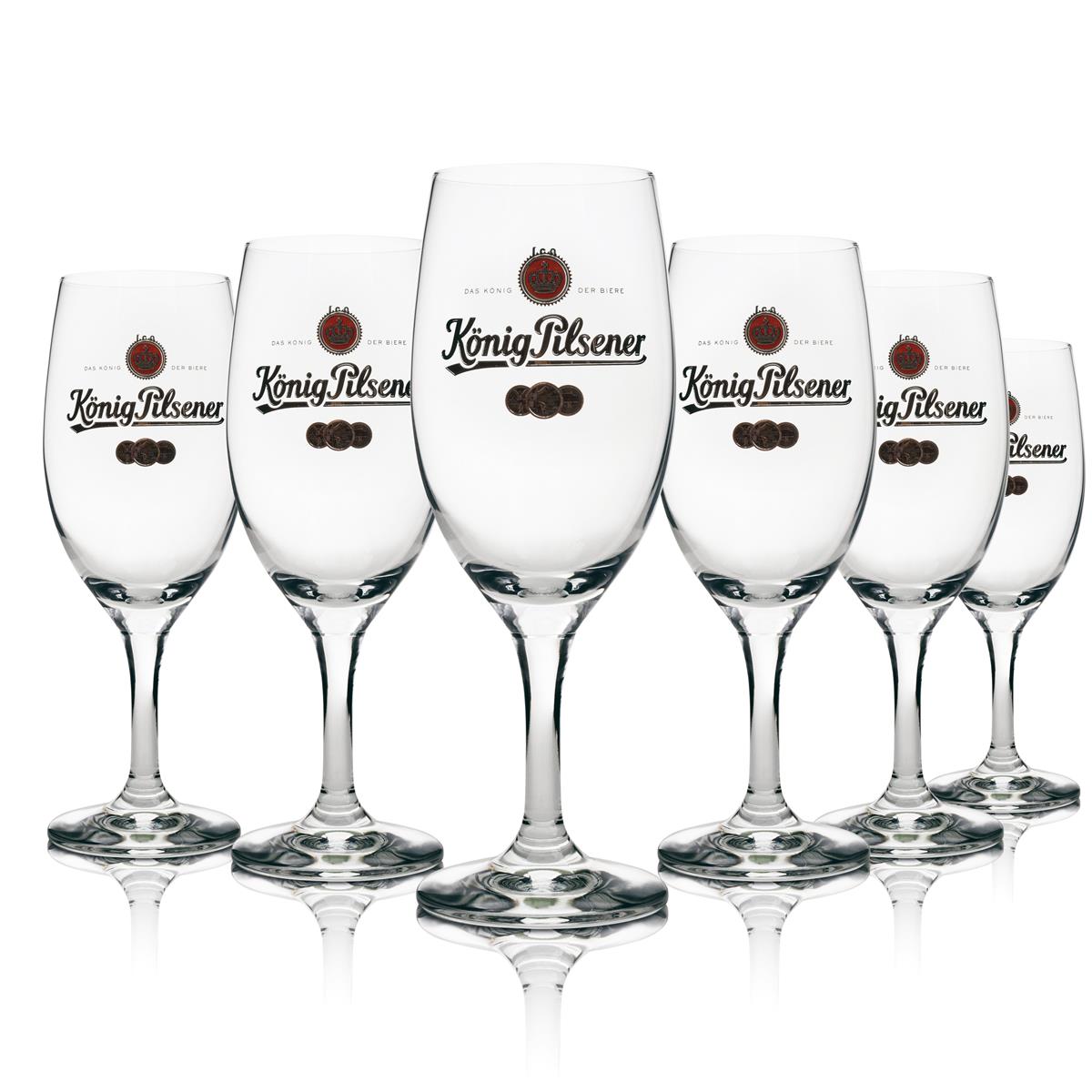 6x szklanka do piwa King Pilsner 0.3l goblet Ritzenhoff