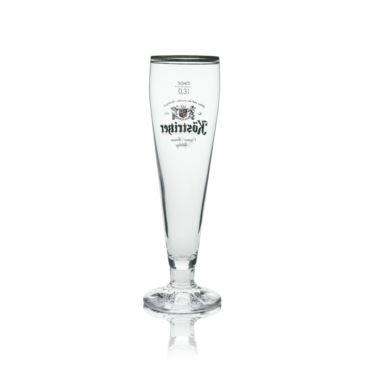 6x szklanka do piwa Köstritzer 0,3l puchar z herbem 1543 – Widok 3