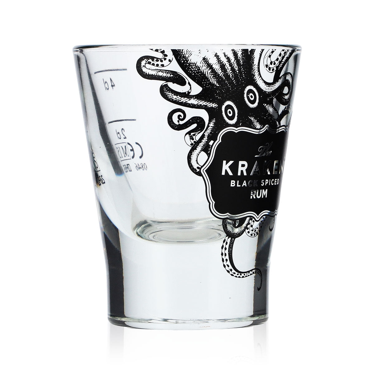 6 szklanek do rumu Kraken o pojemności 0,06 l: kieliszki, szklanki typu tumbler, szklanki do drinków długich, kieliszki koktajlowe (zestaw 6 sztuk) – Widok 2