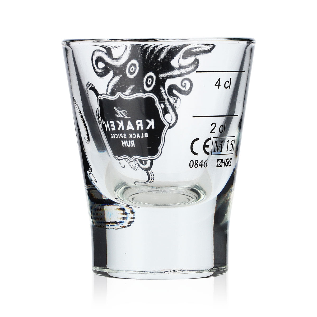 6 szklanek do rumu Kraken o pojemności 0,06 l: kieliszki, szklanki typu tumbler, szklanki do drinków długich, kieliszki koktajlowe (zestaw 6 sztuk) – Widok 3