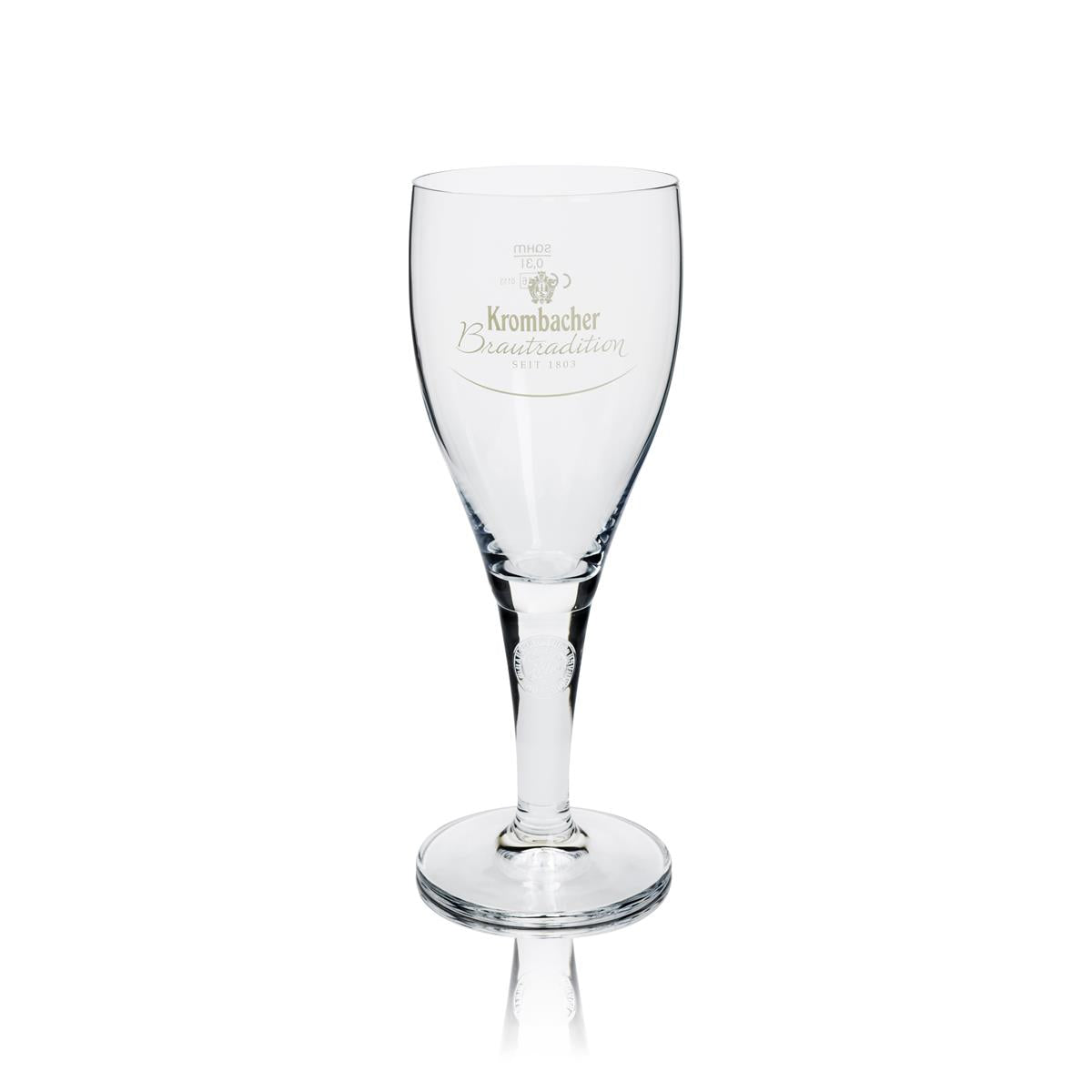 6x Krombacher Beer Glass 0,3 l Pokal Traditions Sahm – Widok 2