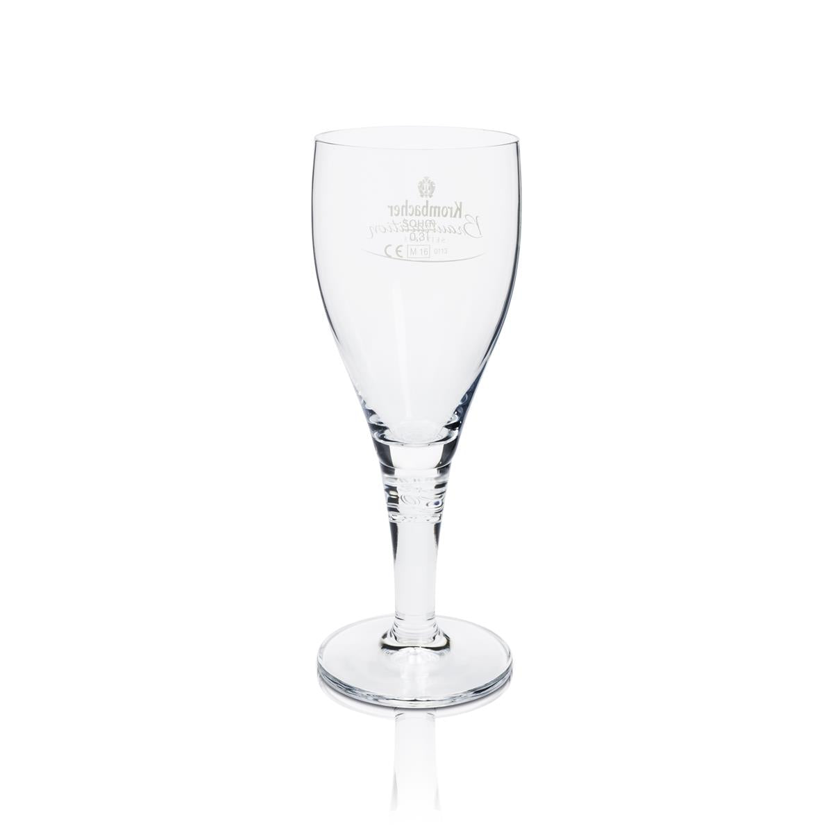 6x Krombacher Beer Glass 0,3 l Pokal Traditions Sahm – Widok 3
