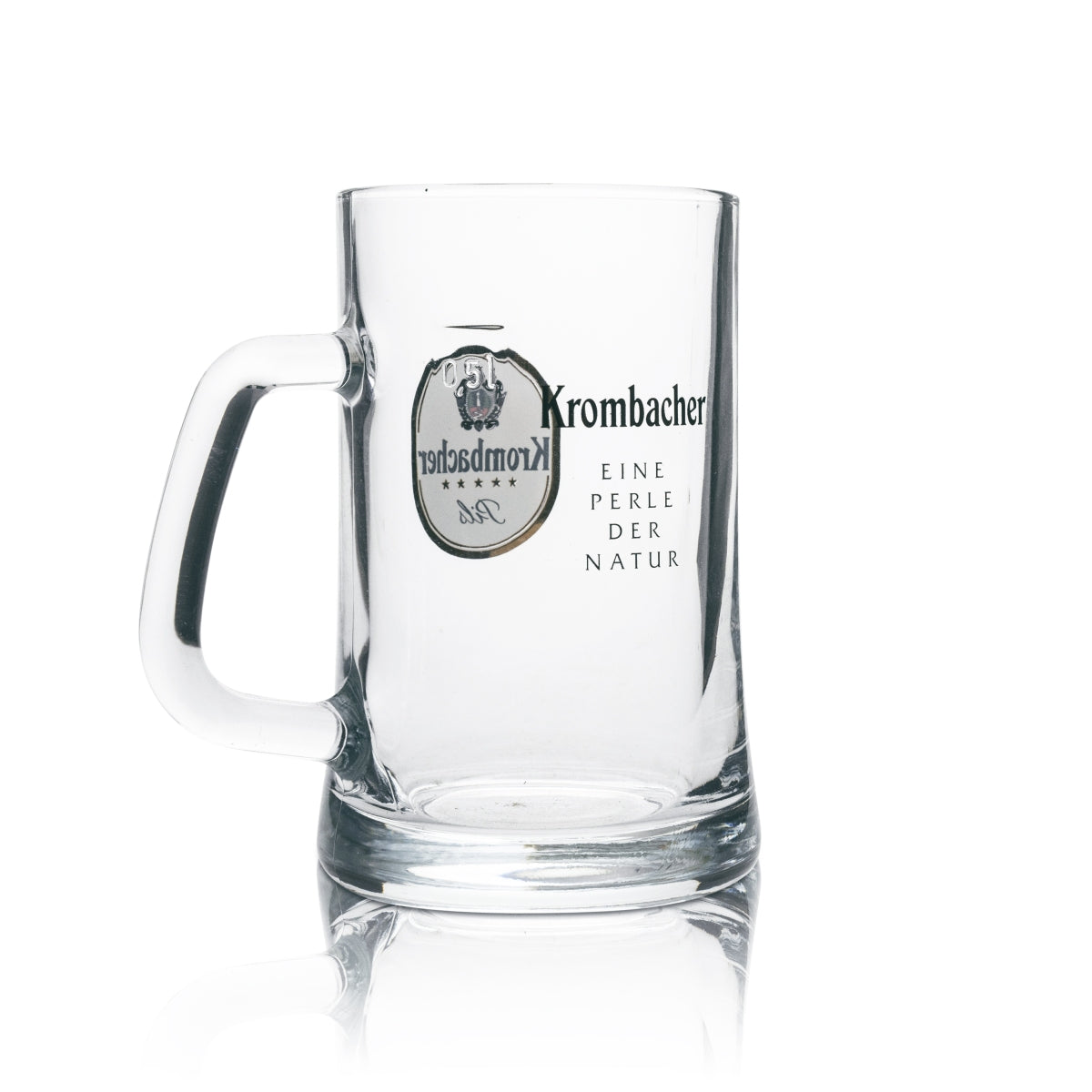 6x szklany dzbanek do piwa Krombacher 0.5l "Perła natury" Sahm – Widok 3