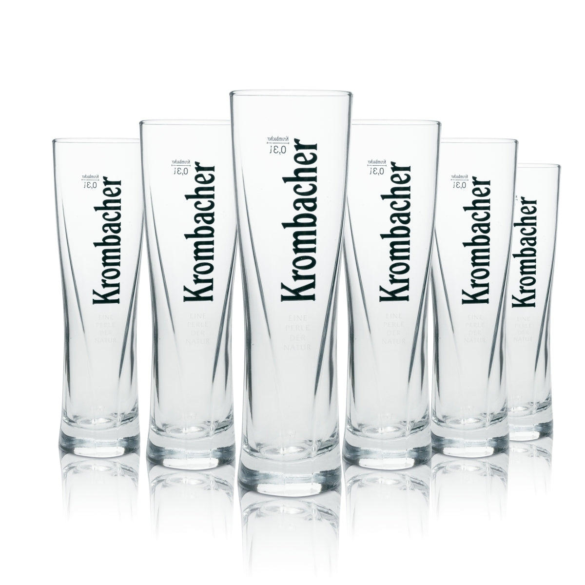 6x Szklanka do piwa Krombacher Perła Natury 0,3l Ritzenhoff