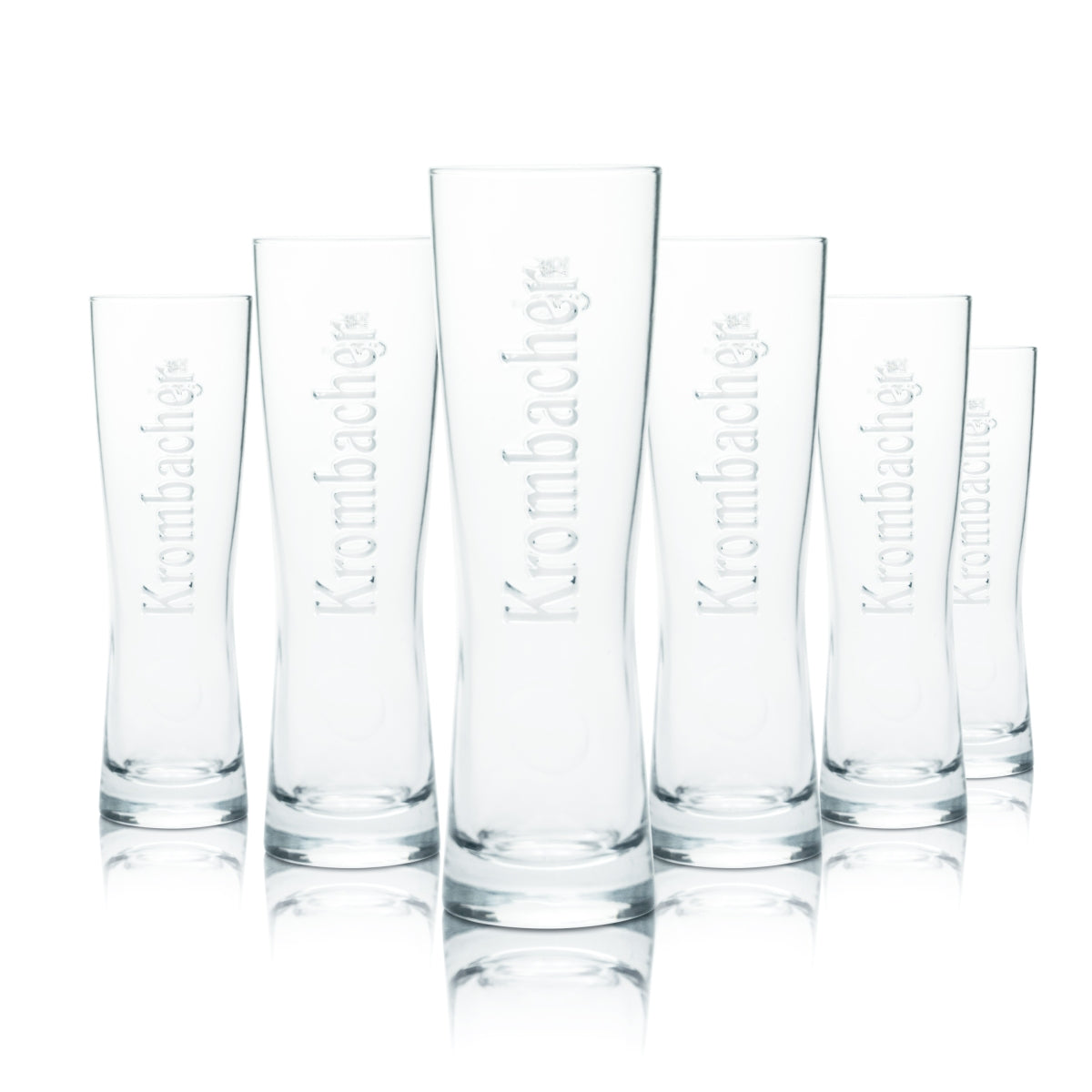 6x Krombacher Szklanka 0,25l Piwo Pils Szklanki Barowe Kufel Star Cup Browar Radler