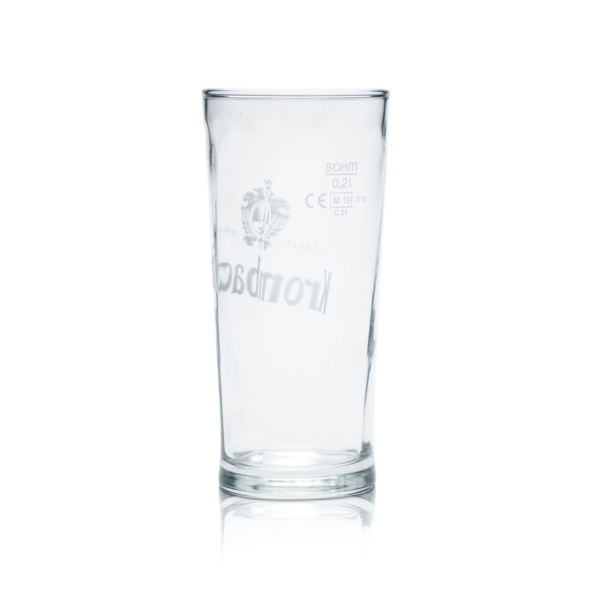 6x Krombacher Szklanki do piwa 0,2l Kufle Bar Gauged Gastro Pils Pub Bar – Widok 3