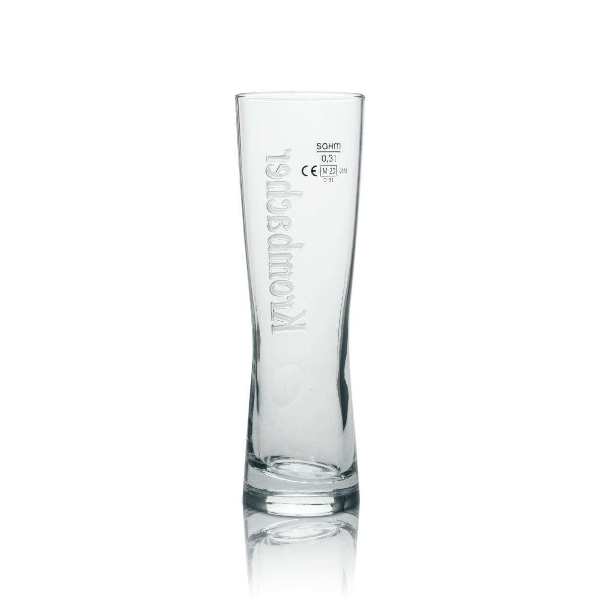 6x Krombacher Glass 0.3l Beer Goblet Tulip Star Cup Relief Glasses Pils Gastro Bar – Widok 3