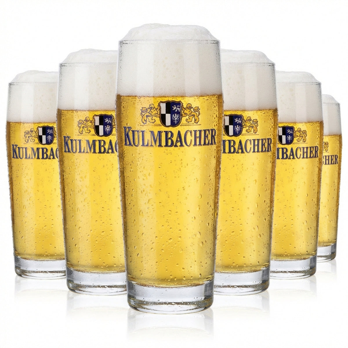 6x Kulmbacher Reichelbräu Kieliszki do piwa Kieliszki do piwa 0,25 l Kubki Trumpf