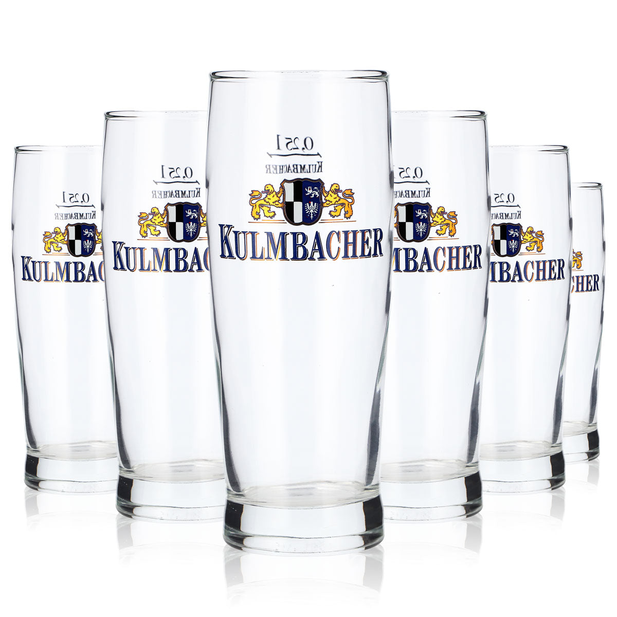 6x Kulmbacher Reichelbräu Kieliszki do piwa Kieliszki do piwa 0,25 l Kubki Trumpf – Widok 5