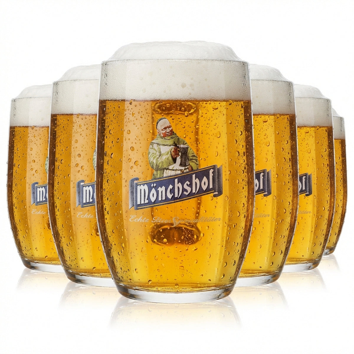 6x Kulmbacher Reichelbräu Kufel do piwa Kufel do piwa Humpen Mönchshof