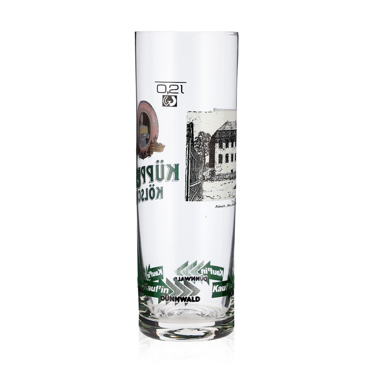 6x szklanka do piwa Küppers Kölsch 0,2 l Szklanka do piwa Kölsch/Stange „Rittersitz Haus Haack” – Widok 6