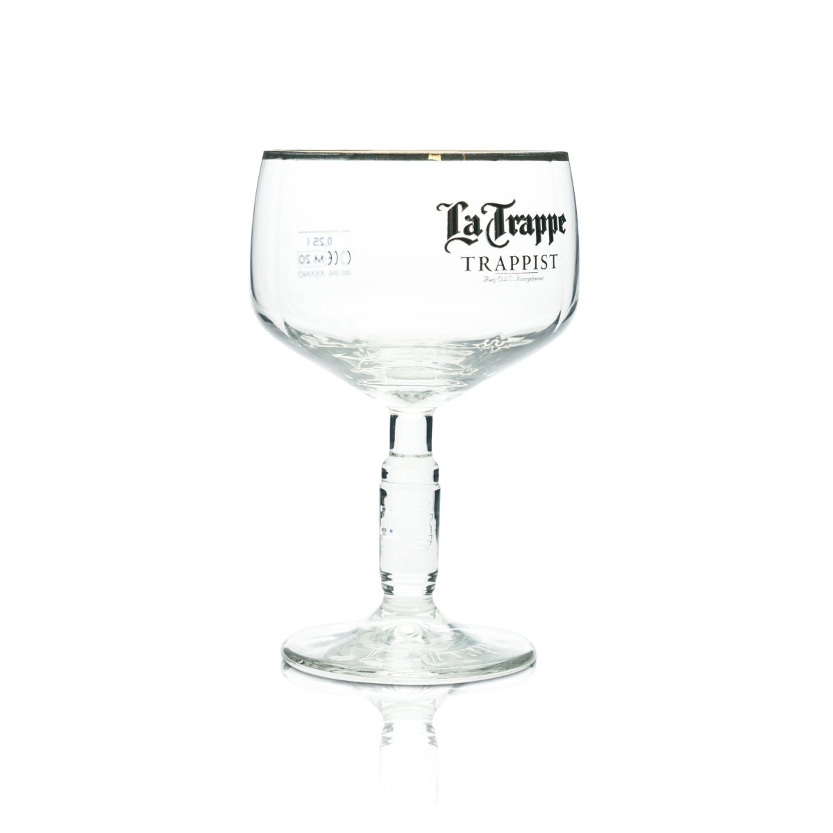 6x szklanki do piwa La Trappe Szklanki do piwa 0,25 l Złota obwódka – Widok 3