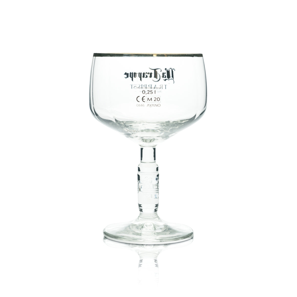 6x szklanki do piwa La Trappe Szklanki do piwa 0,25 l Złota obwódka – Widok 4
