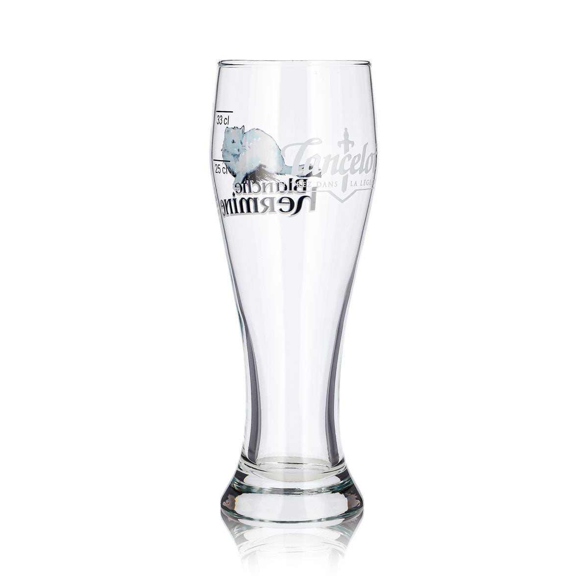 6 szklanek do piwa Lancelot o pojemności 25 cl + puchar Blanche Hermine o pojemności 33 cl – Widok 5