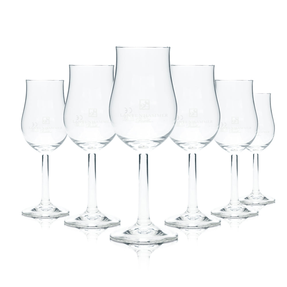 6x Lantenhammer szkło 0,1l Nosing Kieliszki degustacyjne Gastro Distillery Bar