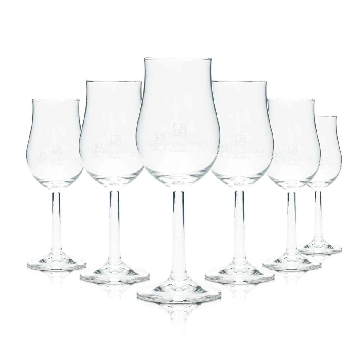 6x Lantenhammer szkło 0,1l Nosing Kieliszki degustacyjne Gastro Distillery Bar