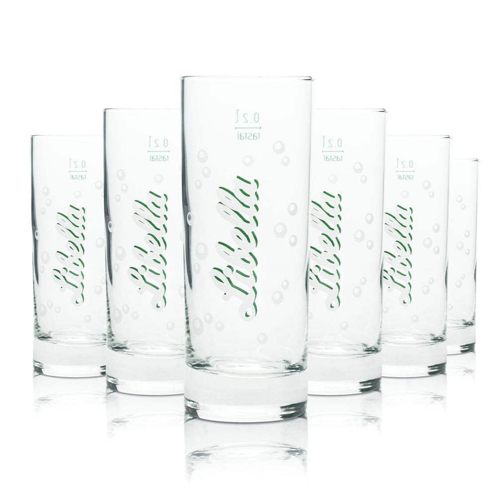6x szklanka do lemoniady Libella 0,2l Tinabecher Rastal Retro Collector Glasses Edition Bar