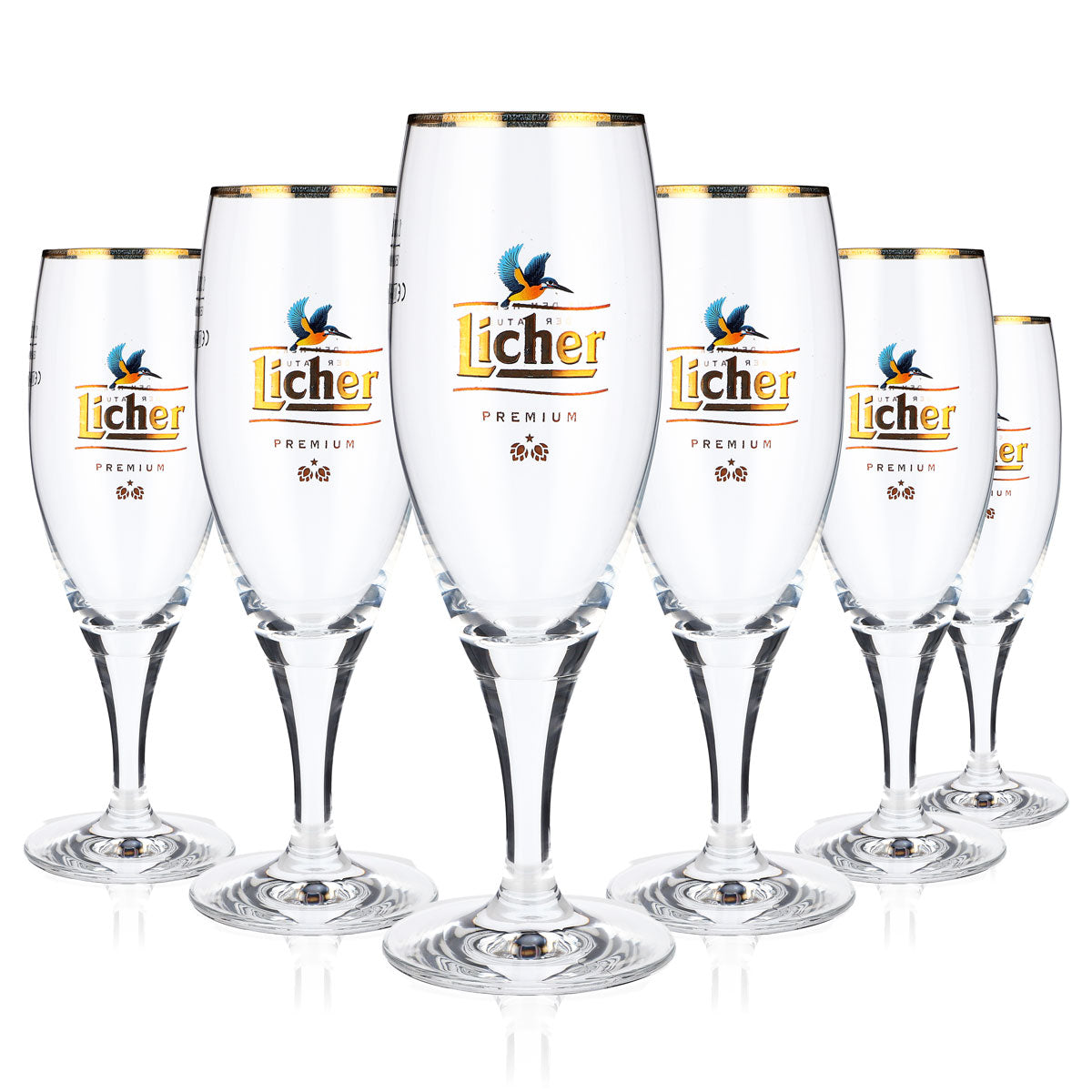 6x szklanka do piwa Licher Kielich do piwa Szklanka do piwa 0,3 l Noblesse Vogel Kielich – Widok 6