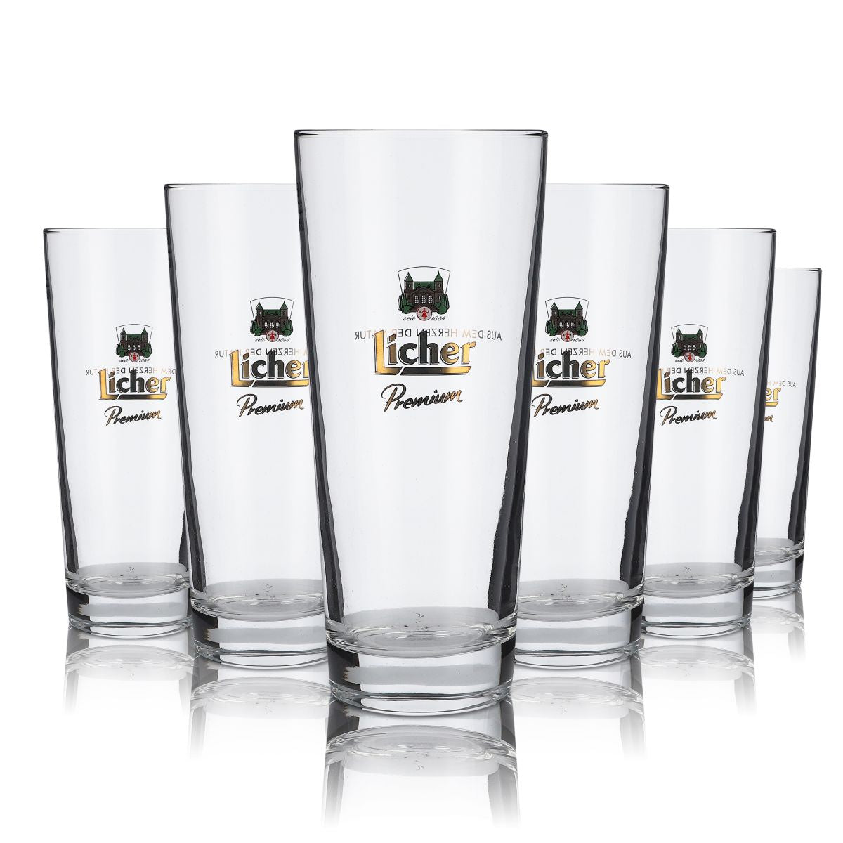 6x szklanki do piwa Licher 0,3 l  Szklanka do piwa Frankonia Becher Rastal