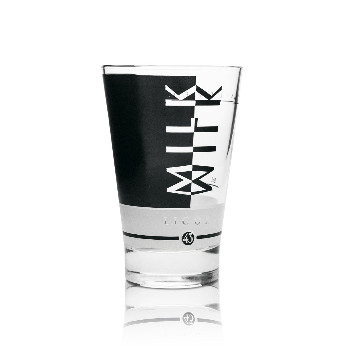 6x Liqueur 43 Kieliszek do likieru Longdrink Milk czarny – Widok 2