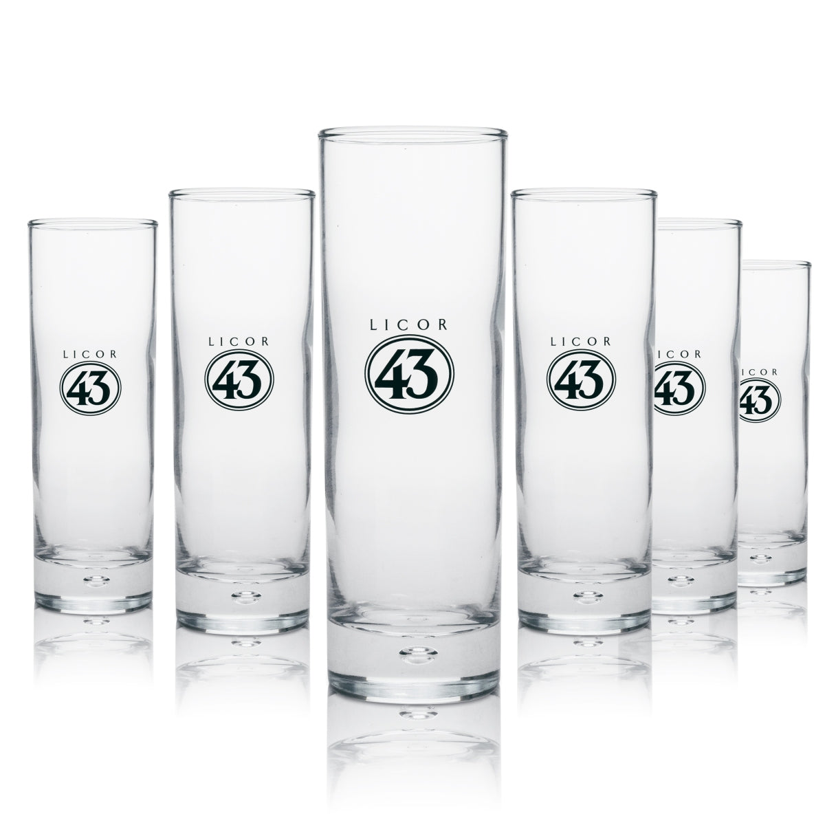 6x Likör43 szklana bańka do long drinków