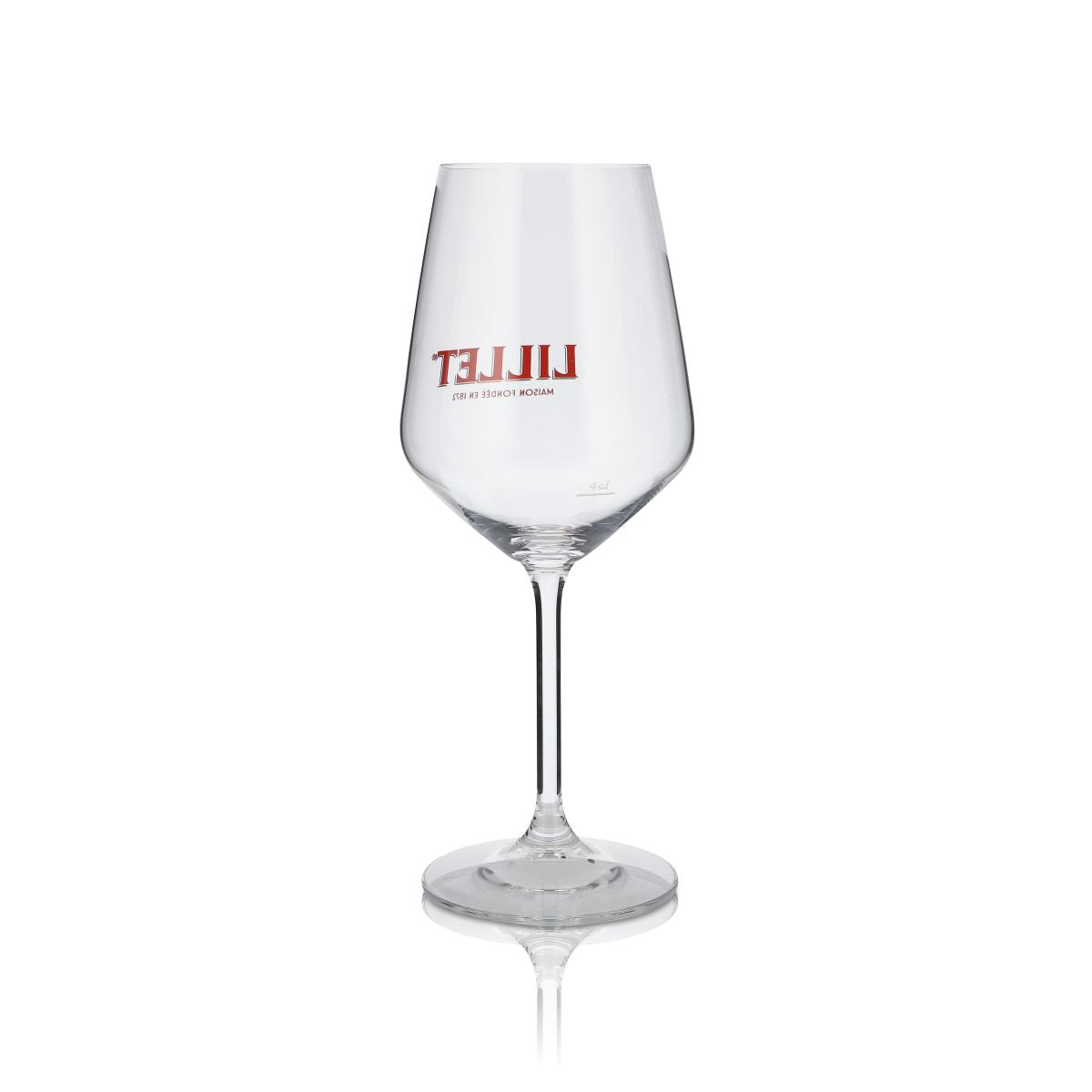 zestaw 6 szklanek Lillet 0,46 l – oryginalne z podziałką 4 cl do aperitifów i toników – Widok 4